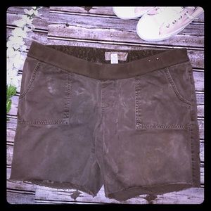 🌴OLD NAVY BROWN KHAKI STYLE SHORTS: SIZE-LARGE
